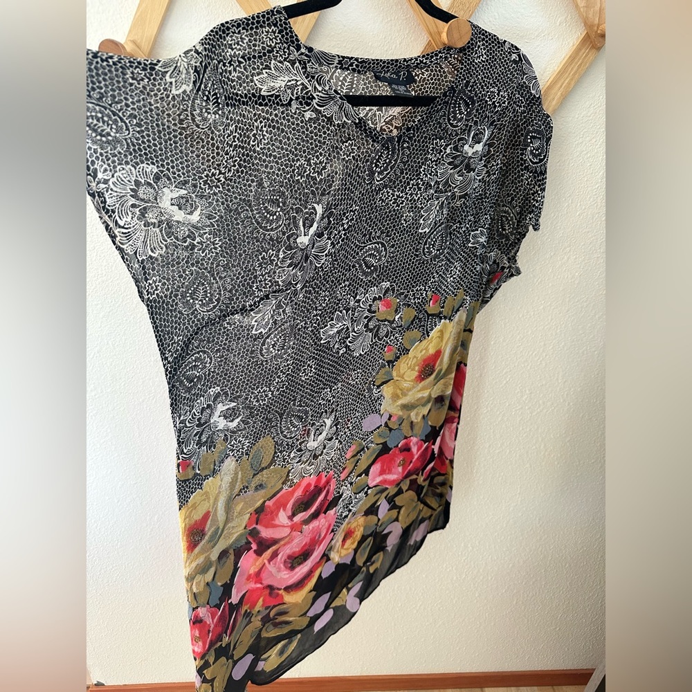 Vintage rayon bathing suit cover up